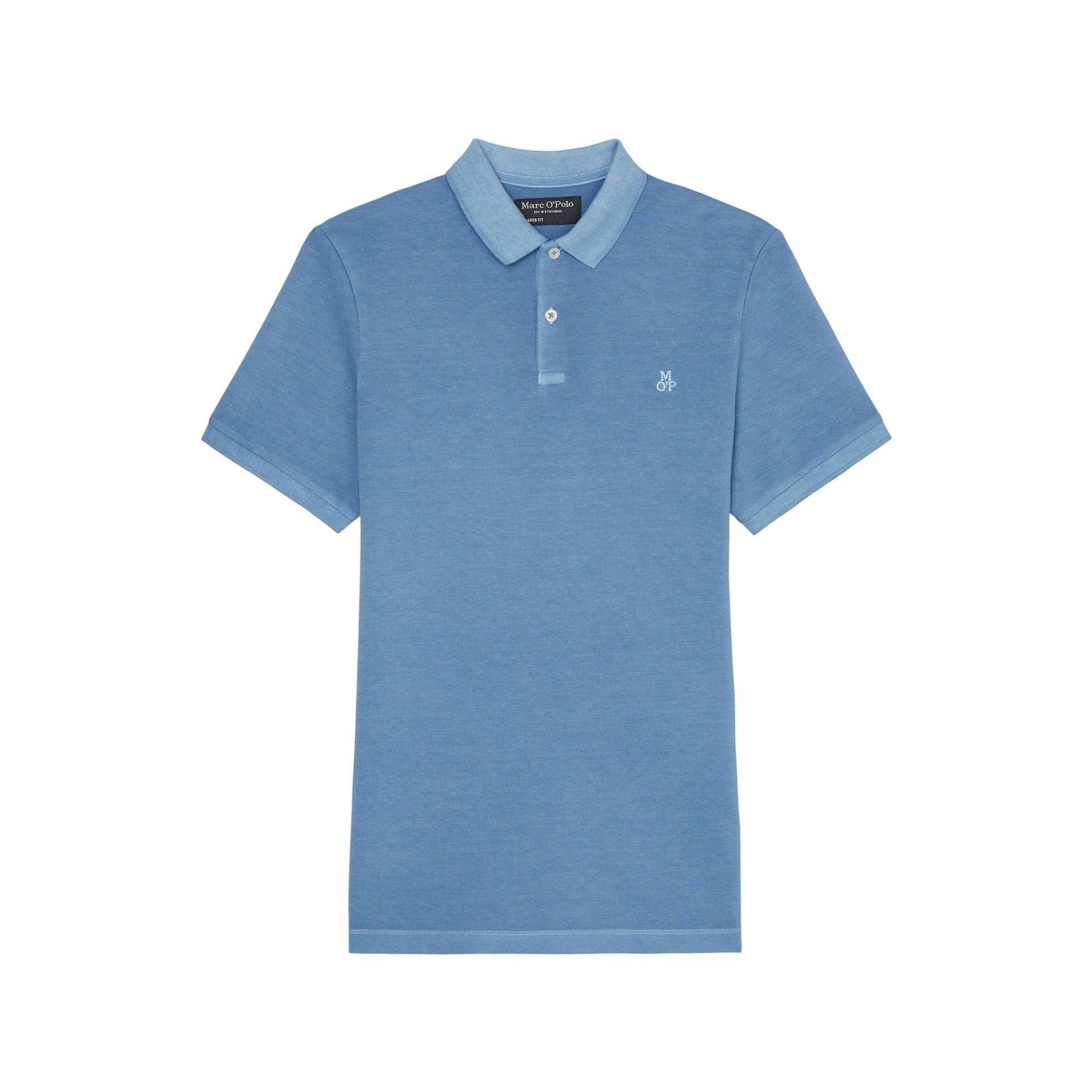 Poloshirt, Kurzarm Herren Blau Denim M von Marc O'Polo