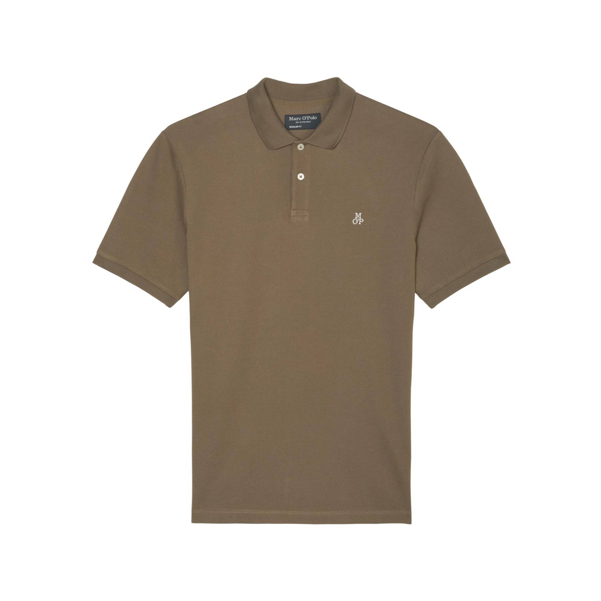 Poloshirt, Kurzarm Herren Braun L von Marc O'Polo