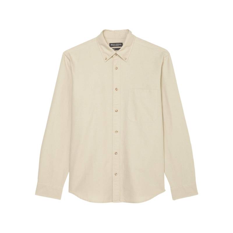 Hemd, Langarm Herren Beige L von Marc O'Polo