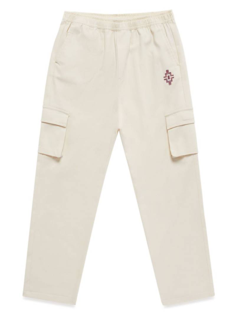 Marcelo Burlon County Of Milan Kids Cross-embroidered cargo trousers - Neutrals von Marcelo Burlon County Of Milan Kids