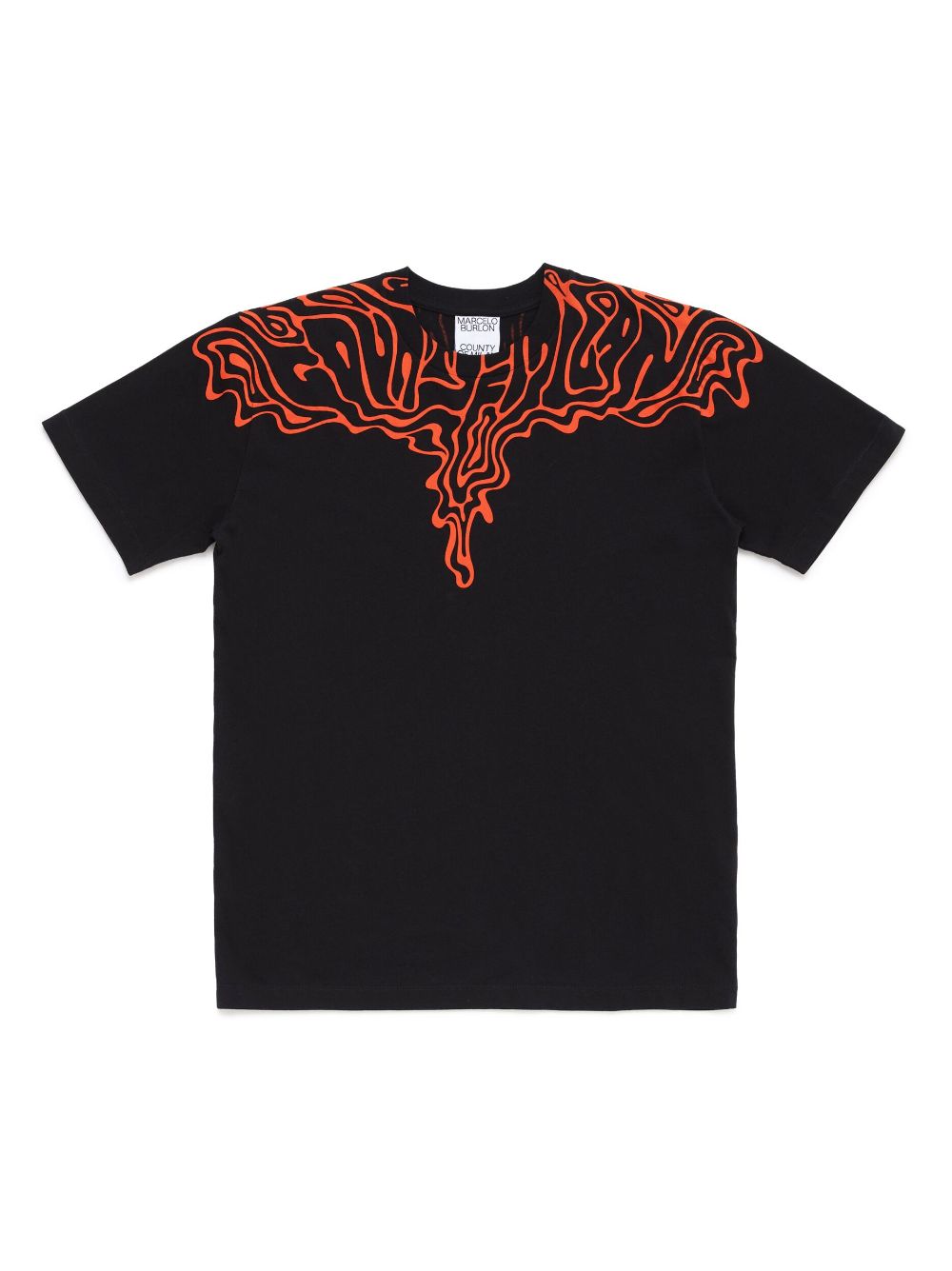 Marcelo Burlon County Of Milan Kids Fluid Wings cotton T-shirt - Black von Marcelo Burlon County Of Milan Kids