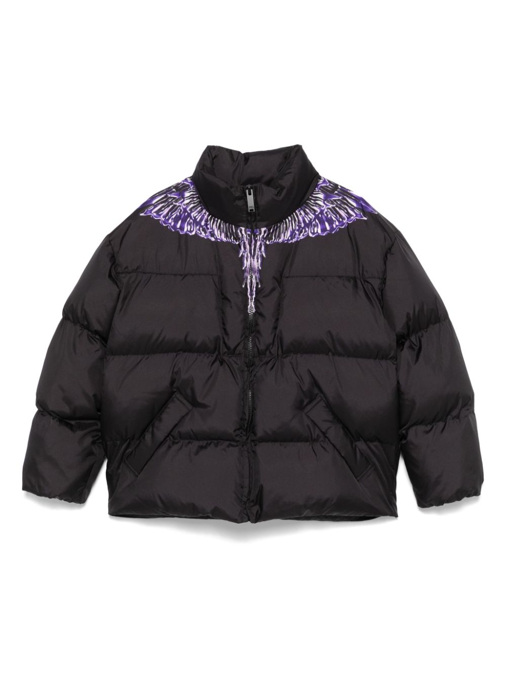 Marcelo Burlon County Of Milan Kids Icon Wings puffer jacket - Black von Marcelo Burlon County Of Milan Kids