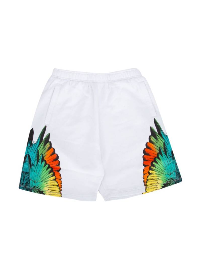 Marcelo Burlon County Of Milan Kids Iconic Wings shorts - White von Marcelo Burlon County Of Milan Kids