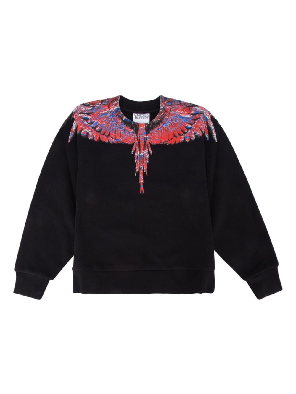 Marcelo Burlon County Of Milan Kids Lunar Wings T-shirt - Black von Marcelo Burlon County Of Milan Kids