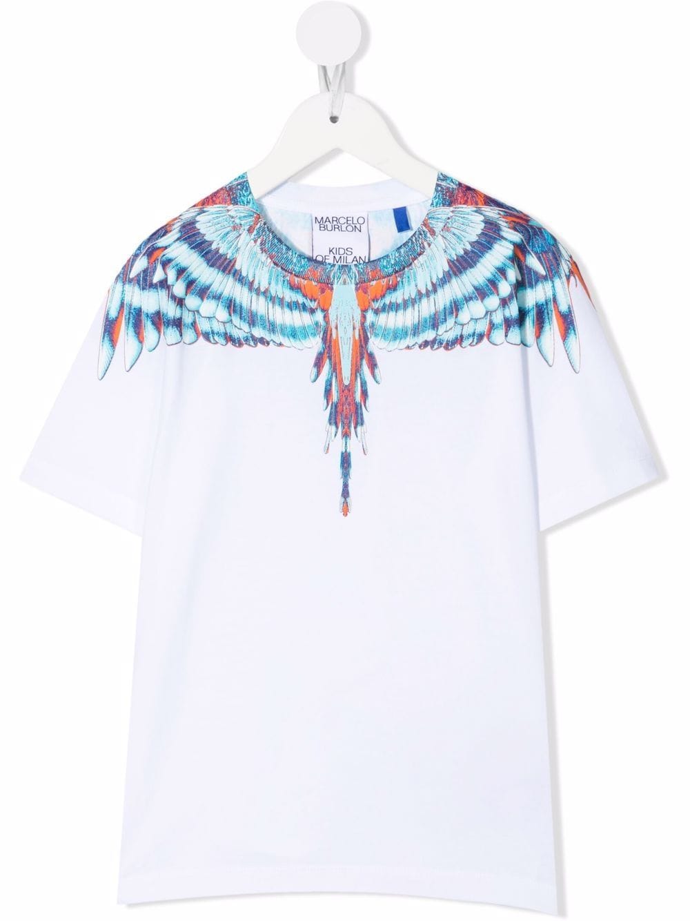 Marcelo Burlon County Of Milan Kids Wings-print cotton T-shirt - White von Marcelo Burlon County Of Milan Kids