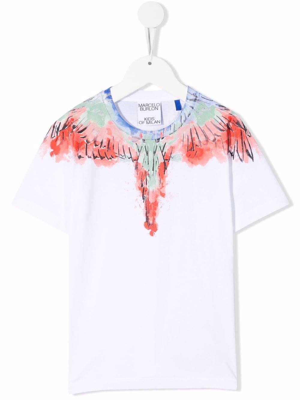 Marcelo Burlon County Of Milan Kids Wings-print cotton T-shirt - White von Marcelo Burlon County Of Milan Kids