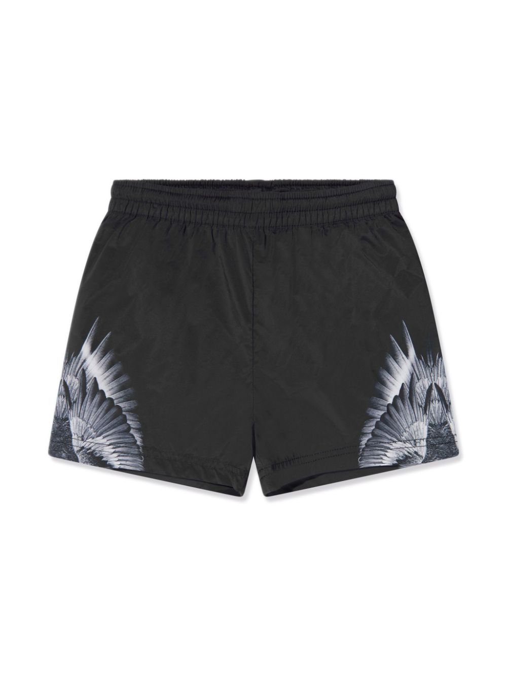 Marcelo Burlon County Of Milan Kids Wings-print track shorts - Black von Marcelo Burlon County Of Milan Kids