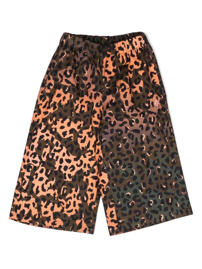 Marcelo Burlon County Of Milan Kids cheetah-print cotton pants - Brown von Marcelo Burlon County Of Milan Kids