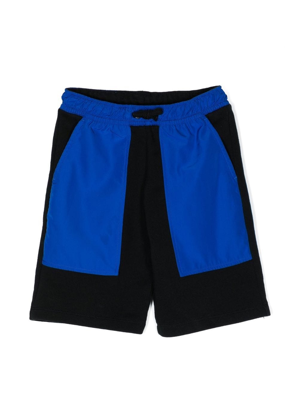 Marcelo Burlon County Of Milan Kids drawstring colour-block shorts - Blue von Marcelo Burlon County Of Milan Kids