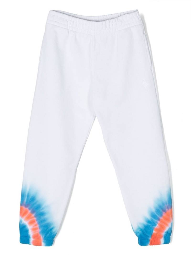 Marcelo Burlon County Of Milan Kids tie-dye cotton track pants - White von Marcelo Burlon County Of Milan Kids