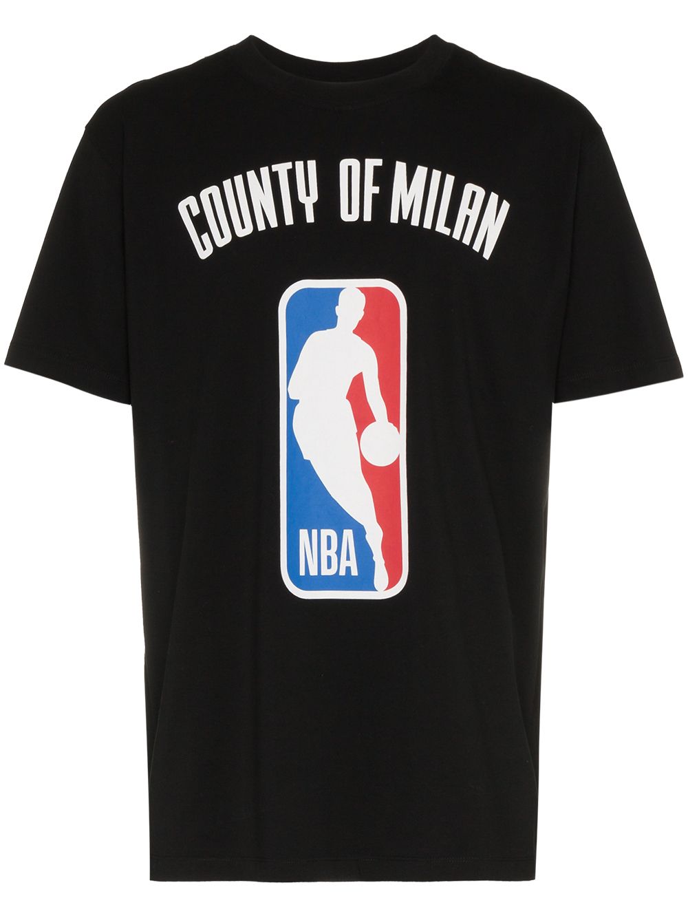 Marcelo Burlon County of Milan X NBA print ribbed neck t-shirt - Black von Marcelo Burlon County of Milan