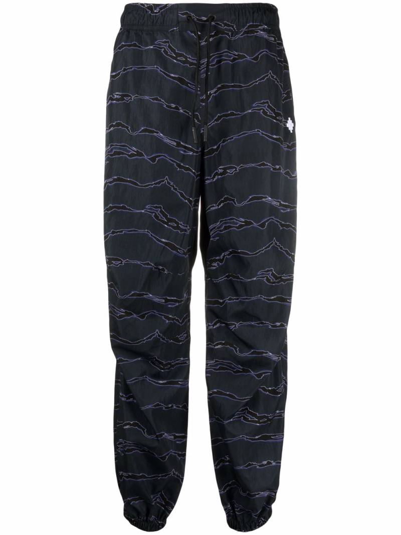 Marcelo Burlon County of Milan graphic-print track pants - Blue von Marcelo Burlon County of Milan