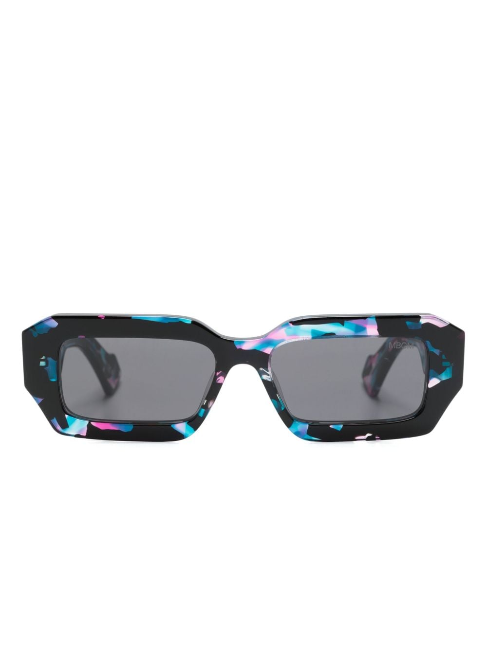 Marcelo Burlon County of Milan Eyewear Agave rectangle-frame sunglasses - Blue von Marcelo Burlon County of Milan Eyewear