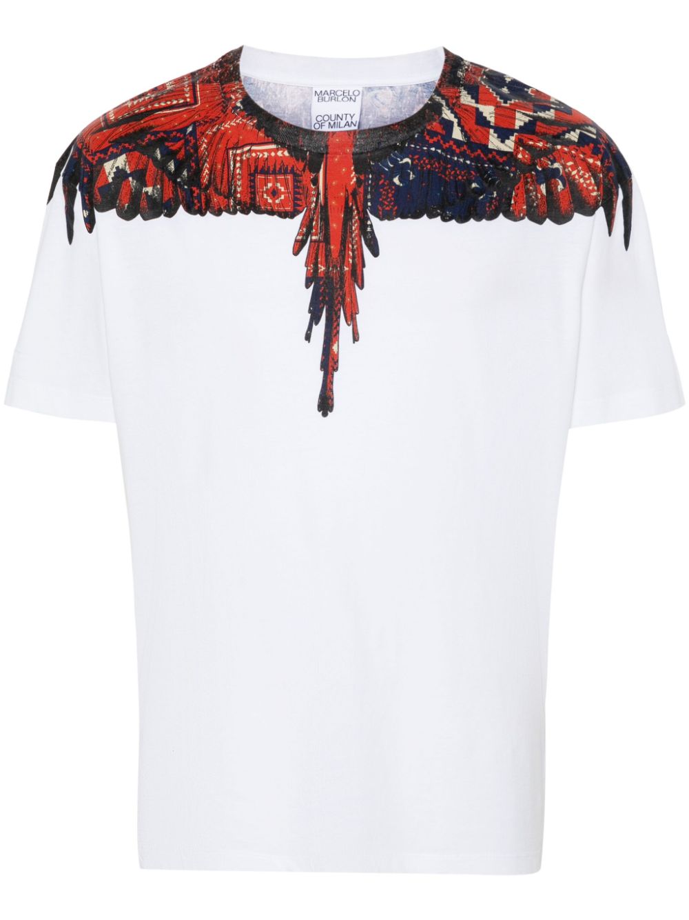 Marcelo Burlon County of Milan Bandana Wings T-shirt - White von Marcelo Burlon County of Milan