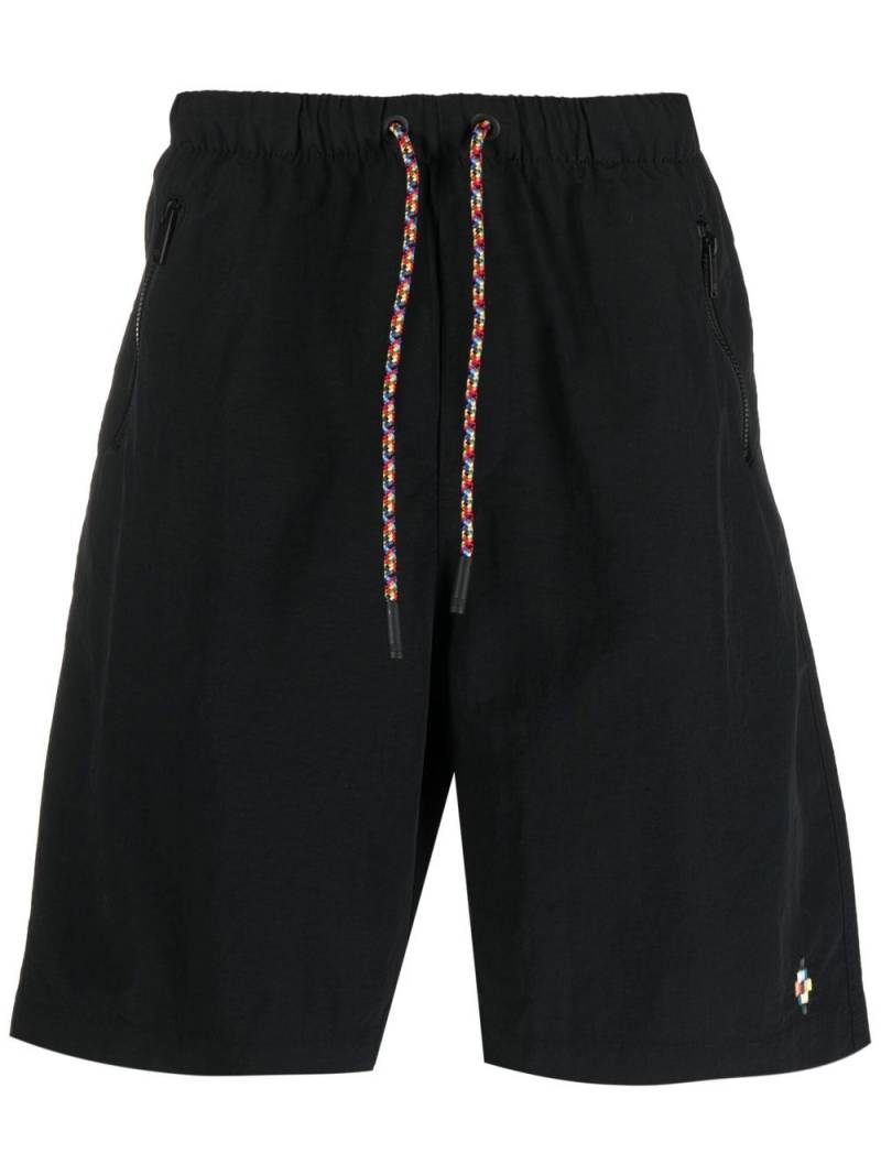 Marcelo Burlon County of Milan logo-embroidered track shorts - Black von Marcelo Burlon County of Milan