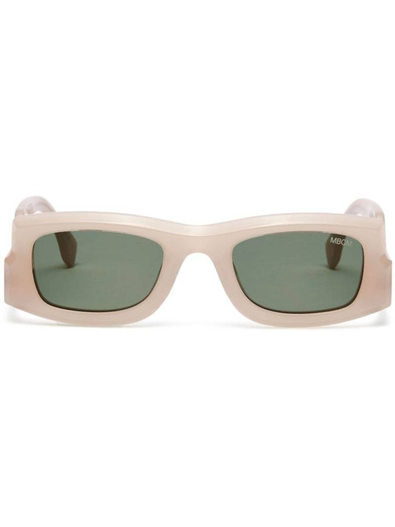 Marcelo Burlon County of Milan Eyewear Cirsium rectangle-frame sunglasses - Neutrals von Marcelo Burlon County of Milan Eyewear