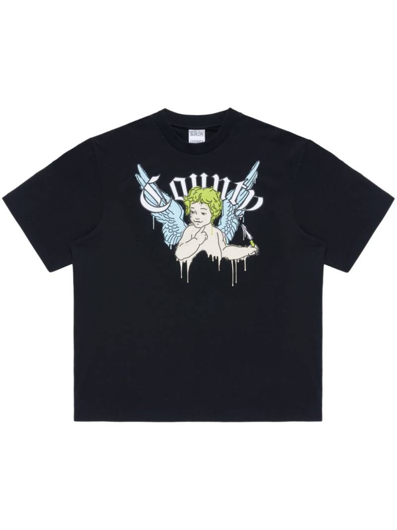 Marcelo Burlon County of Milan County Angel T-shirt - Black von Marcelo Burlon County of Milan