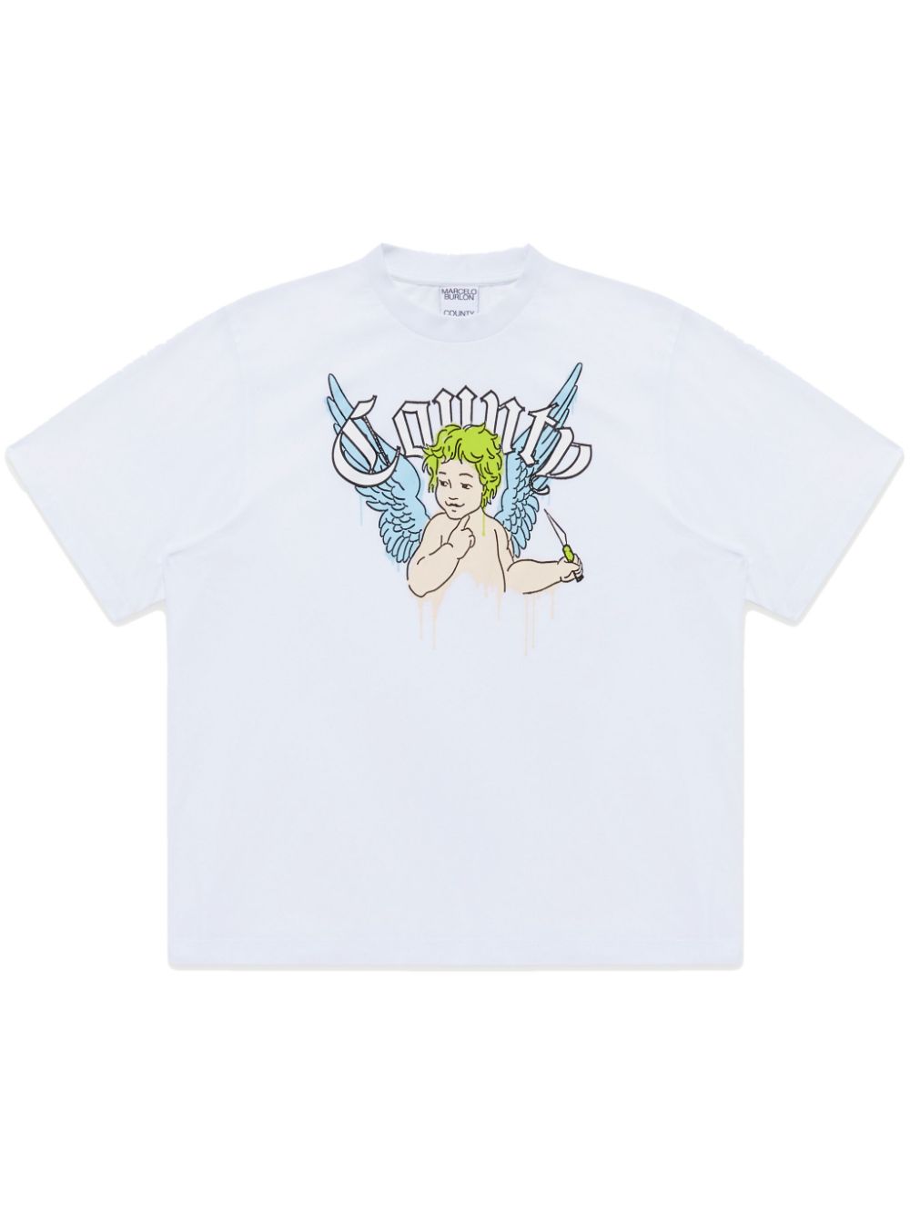 Marcelo Burlon County of Milan County Angel T-shirt - White von Marcelo Burlon County of Milan