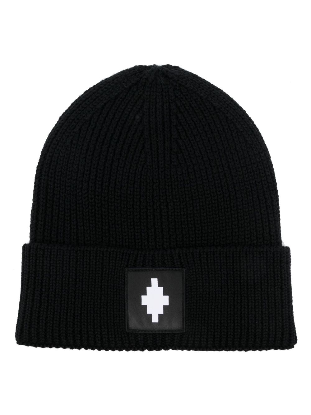 Marcelo Burlon County of Milan Cross logo-patch knitted beanie - Black von Marcelo Burlon County of Milan