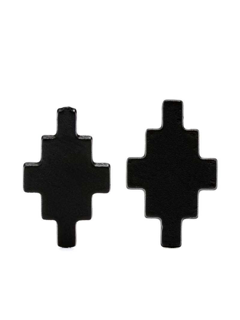 Marcelo Burlon County of Milan Cross stud earrings - Black von Marcelo Burlon County of Milan