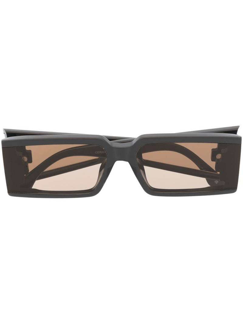 Marcelo Burlon County of Milan Eyewear Fagus square-frame sunglasses - Grey von Marcelo Burlon County of Milan Eyewear