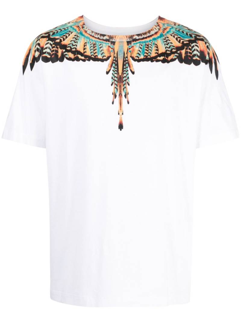 Marcelo Burlon County of Milan Grizzly Wings-print cotton T-shirt - White von Marcelo Burlon County of Milan