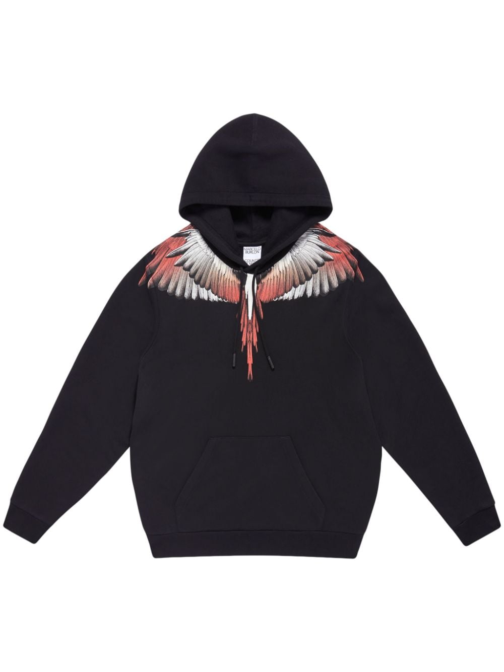 Marcelo Burlon County of Milan Icon Wings cotton hoodie - Black von Marcelo Burlon County of Milan