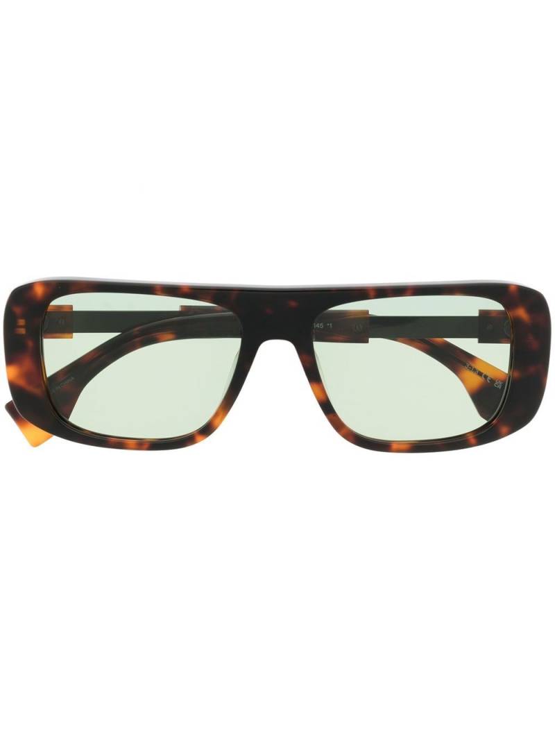 Marcelo Burlon County of Milan Eyewear Polygala tortoiseshell sunglasses - Brown von Marcelo Burlon County of Milan Eyewear