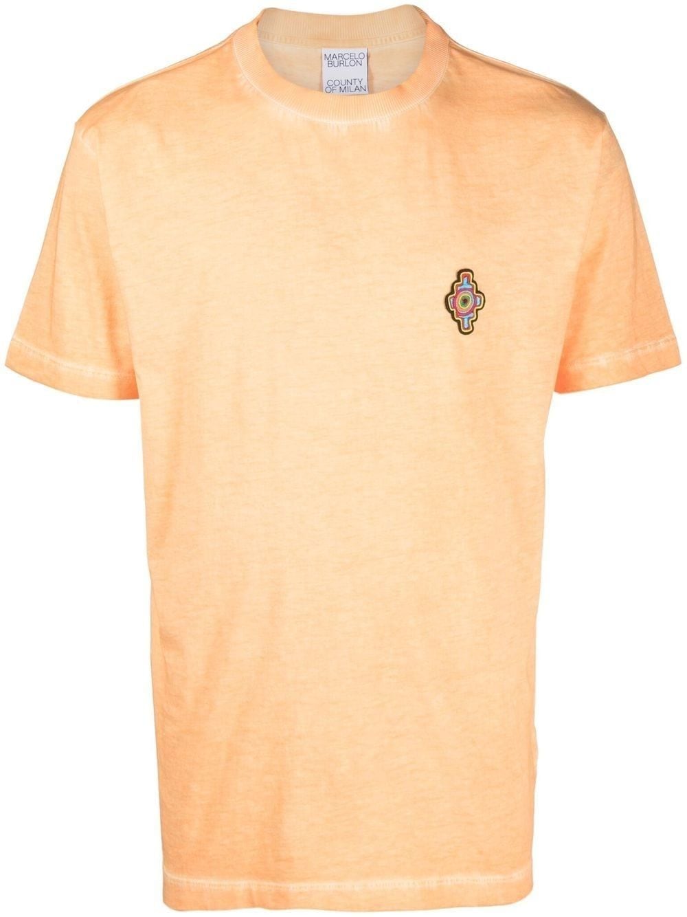 Marcelo Burlon County of Milan Sunset Cross short-sleeve T-shirt - Orange von Marcelo Burlon County of Milan