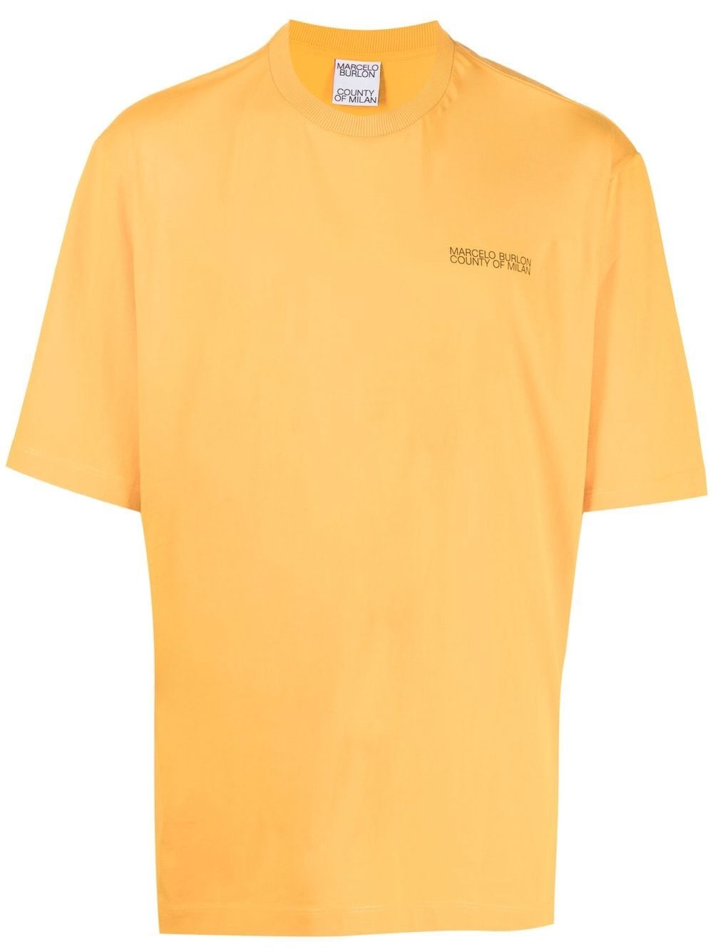 Marcelo Burlon County of Milan TEMPERA CROSS OVER T-SHIRT OCHER YELLOW von Marcelo Burlon County of Milan