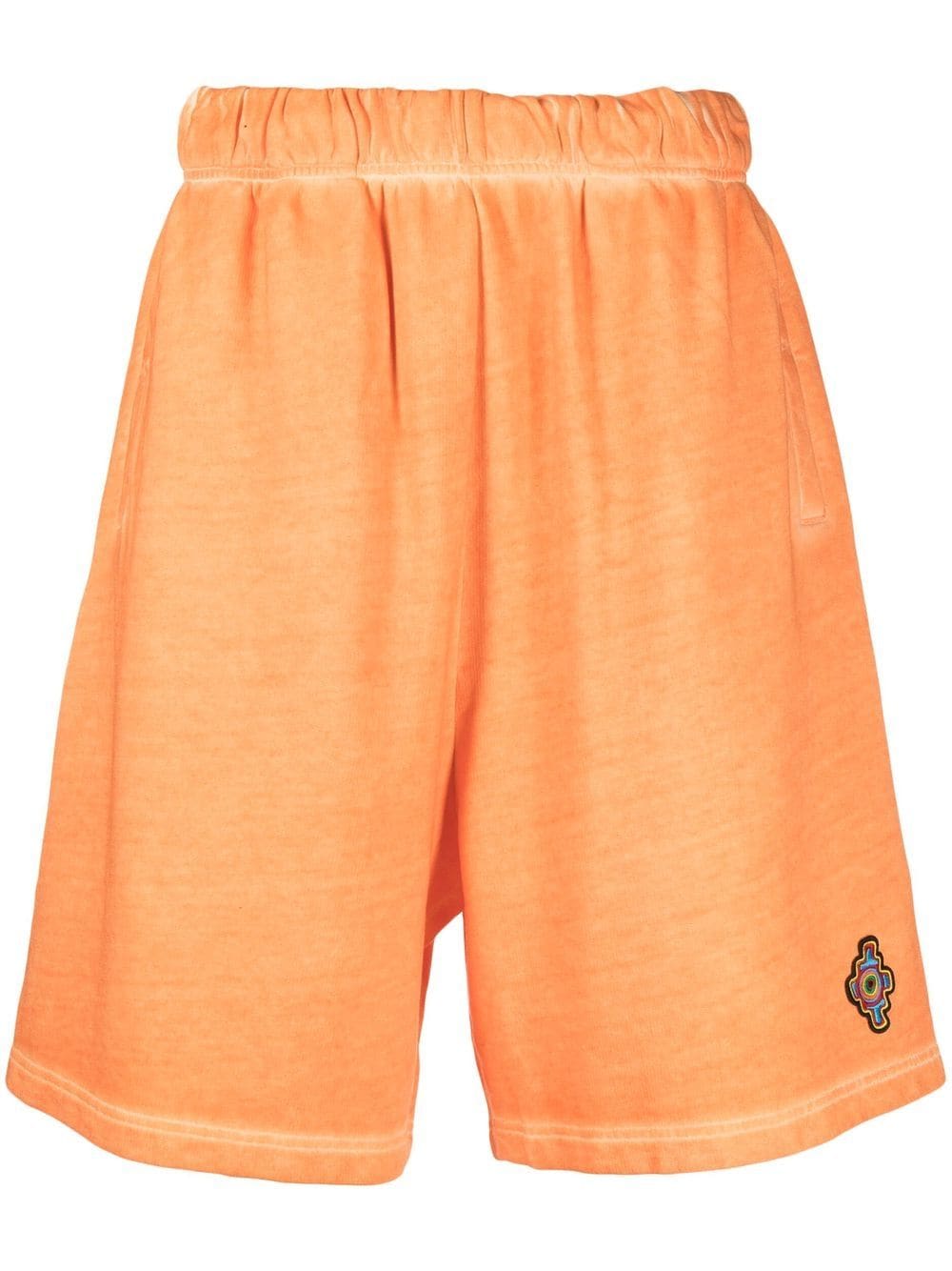 Marcelo Burlon County of Milan logo patch knee-length shorts - Orange von Marcelo Burlon County of Milan