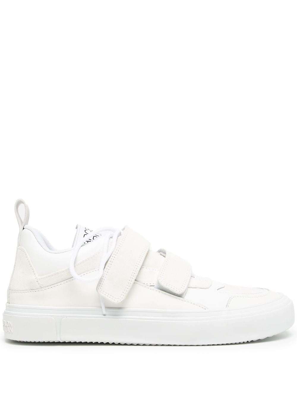 Marcelo Burlon County of Milan logo-print low-top leather sneakers - White von Marcelo Burlon County of Milan