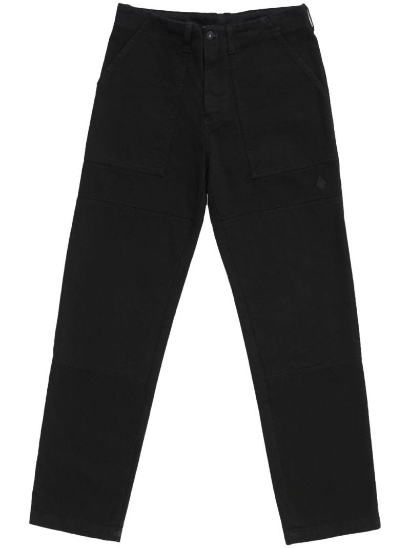 Marcelo Burlon County of Milan patchwork straight-legged trousers - Black von Marcelo Burlon County of Milan