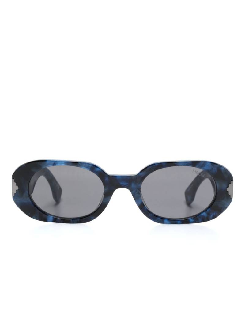 Marcelo Burlon County of Milan Eyewear tortoiseshell oval-frame sunglasses - Blue von Marcelo Burlon County of Milan Eyewear