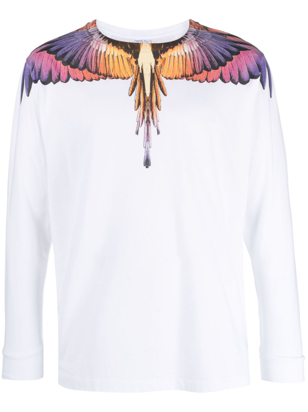 Marcelo Burlon County of Milan wings-print long-sleeve T-shirt - White von Marcelo Burlon County of Milan