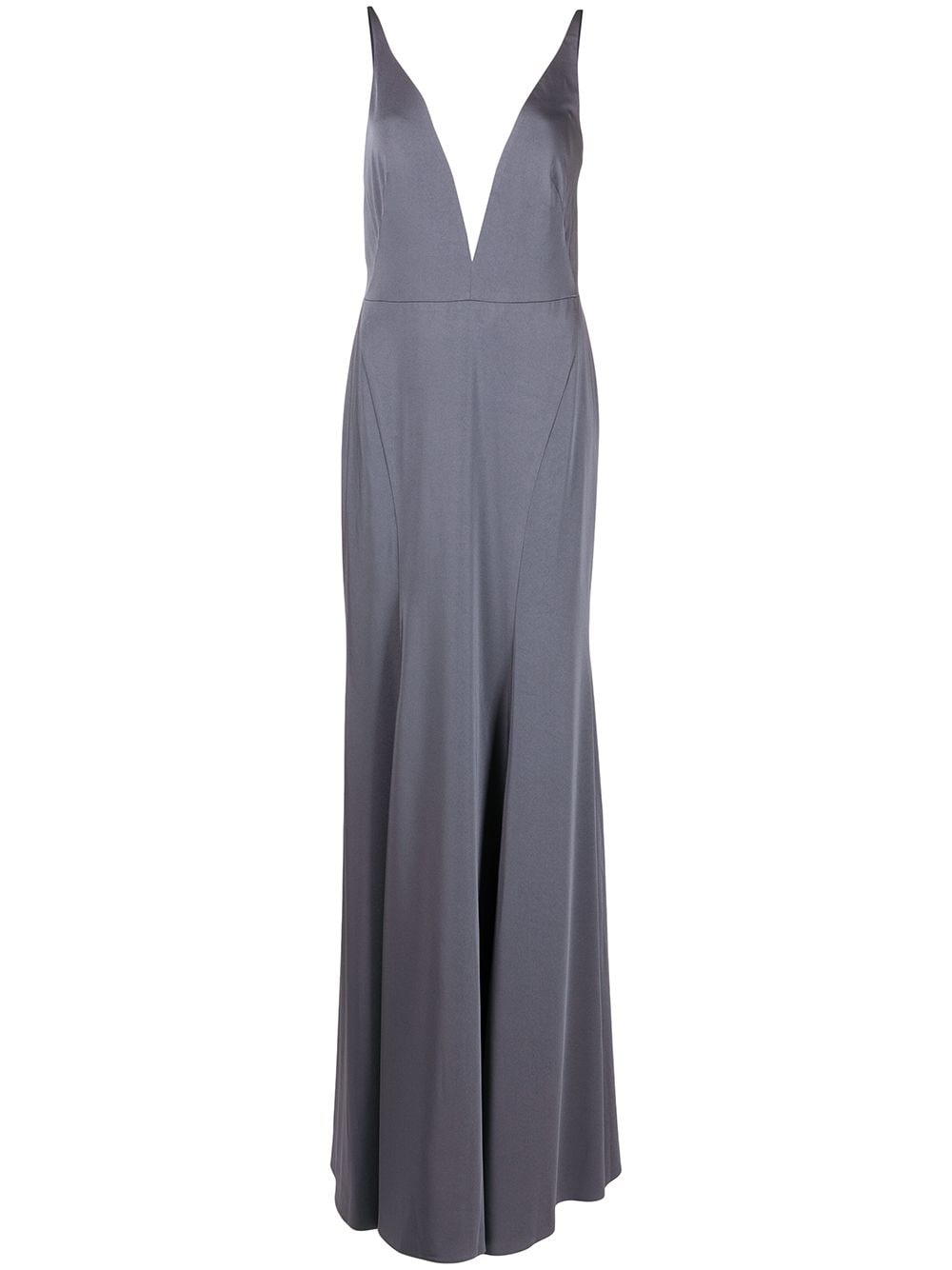 Marchesa Notte Bridesmaids Crema plunging V-neck dress - Blue von Marchesa Notte Bridesmaids