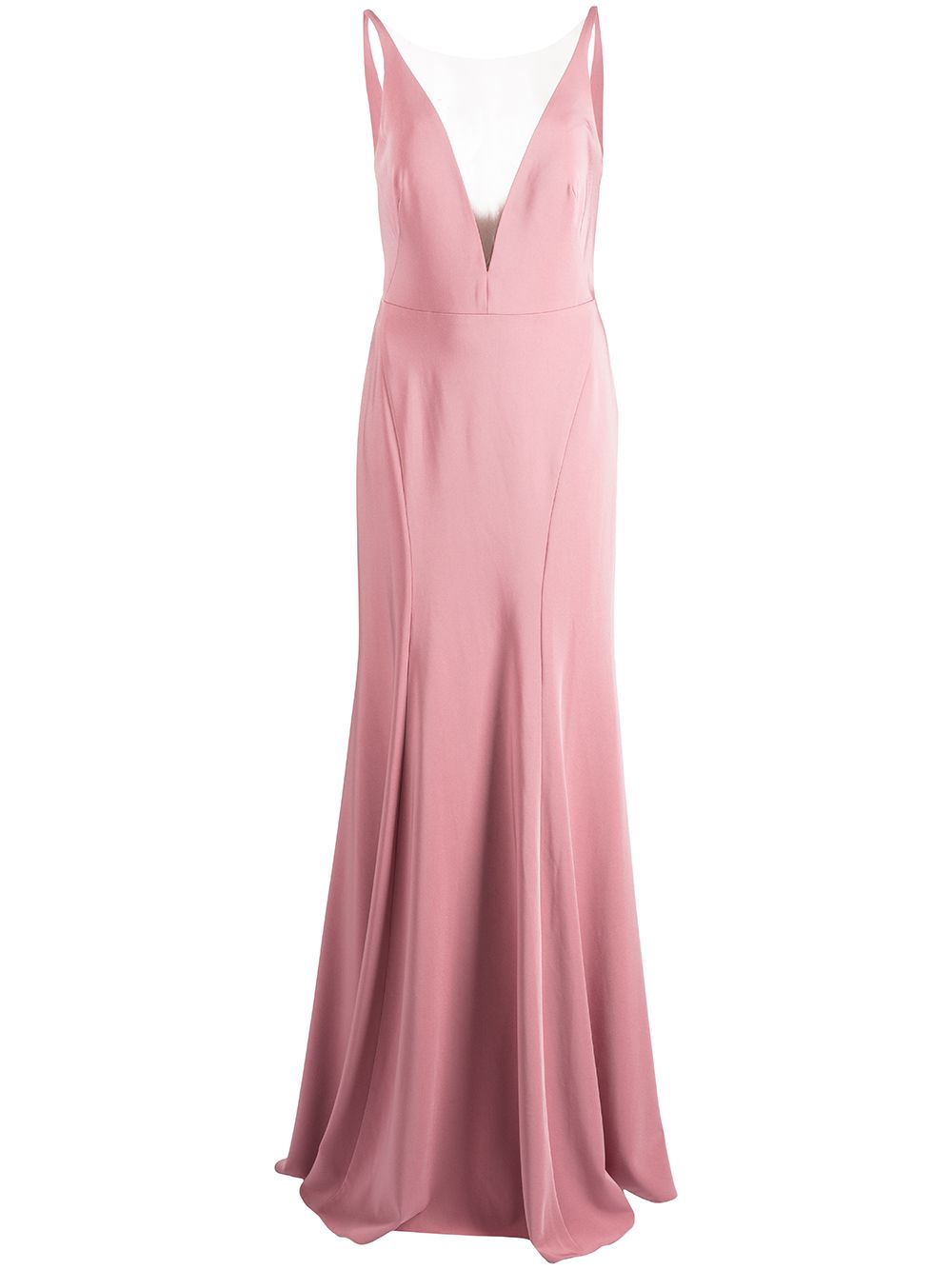 Marchesa Notte Bridesmaids Crema plunging V-neck dress - Pink von Marchesa Notte Bridesmaids