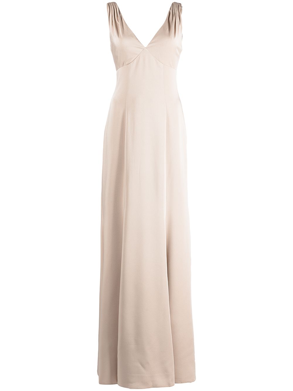 Marchesa Notte Bridesmaids Forli V-neck bridesmaid gown - Neutrals von Marchesa Notte Bridesmaids