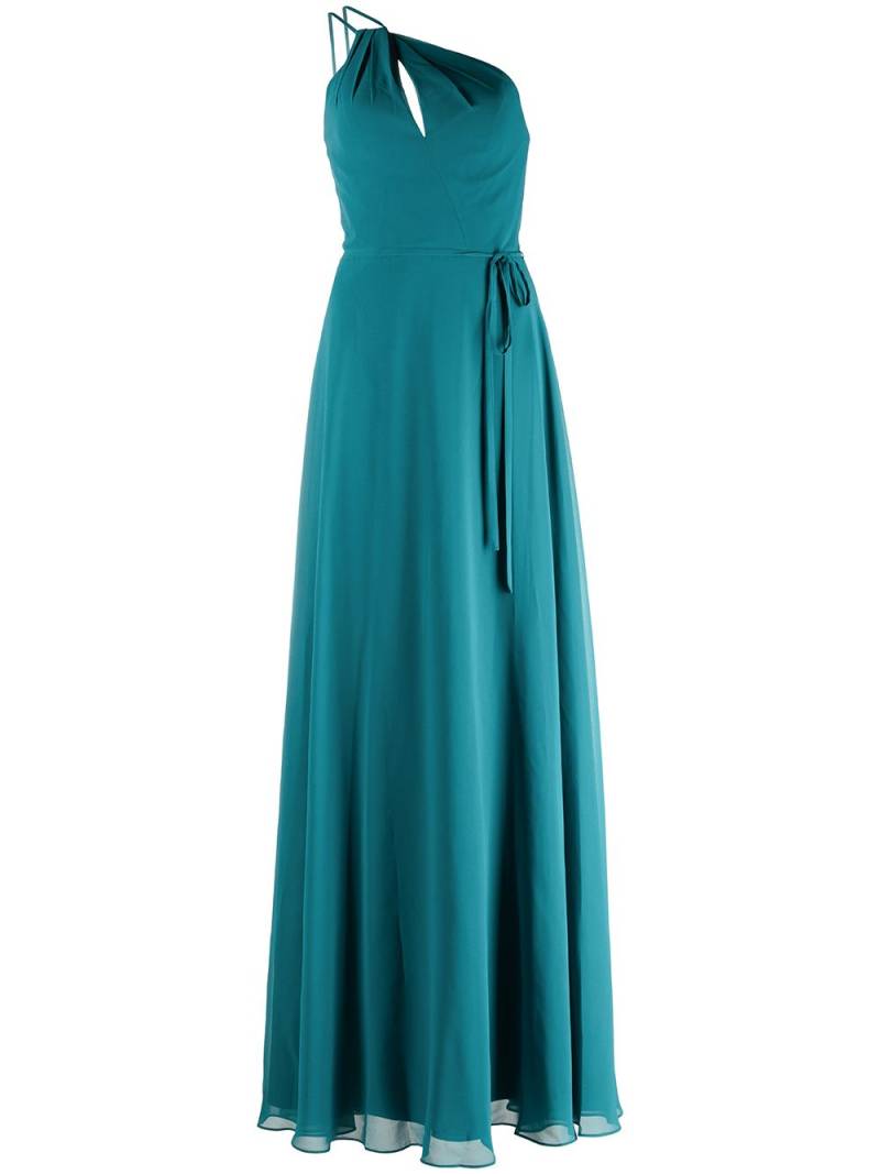 Marchesa Notte Bridesmaids Pescara one-shoulder bridesmaid gown - Blue von Marchesa Notte Bridesmaids