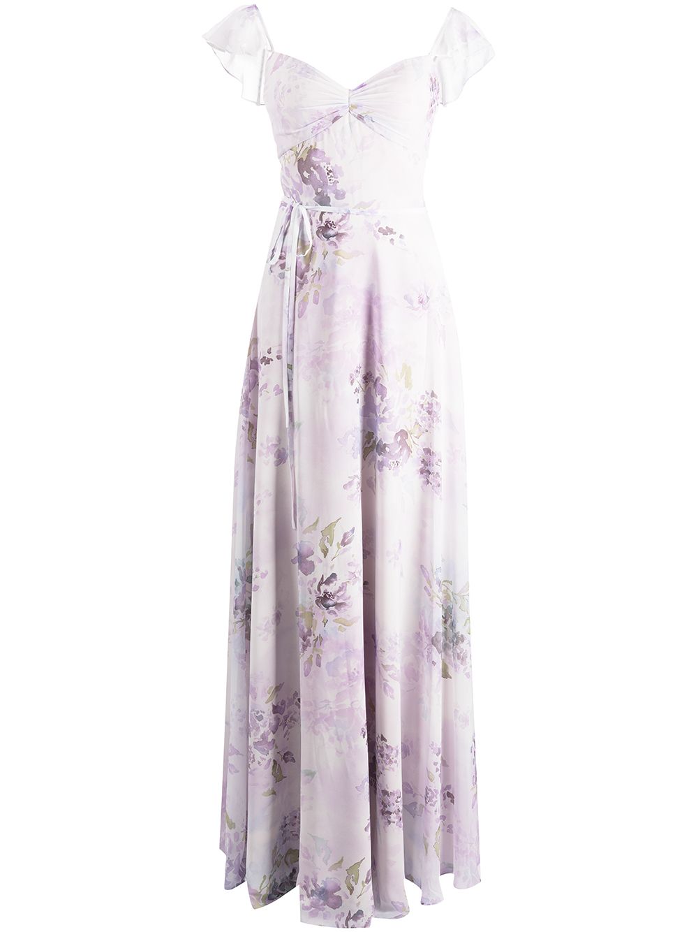 Marchesa Notte Bridesmaids floral-print floor-length dress - White von Marchesa Notte Bridesmaids