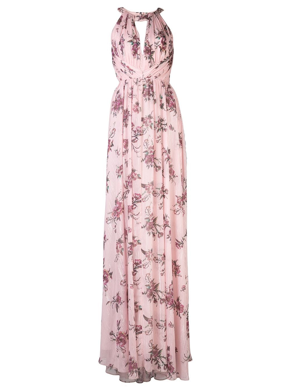 Marchesa Notte Bridesmaids halterneck floral bridesmaid dress - Pink von Marchesa Notte Bridesmaids