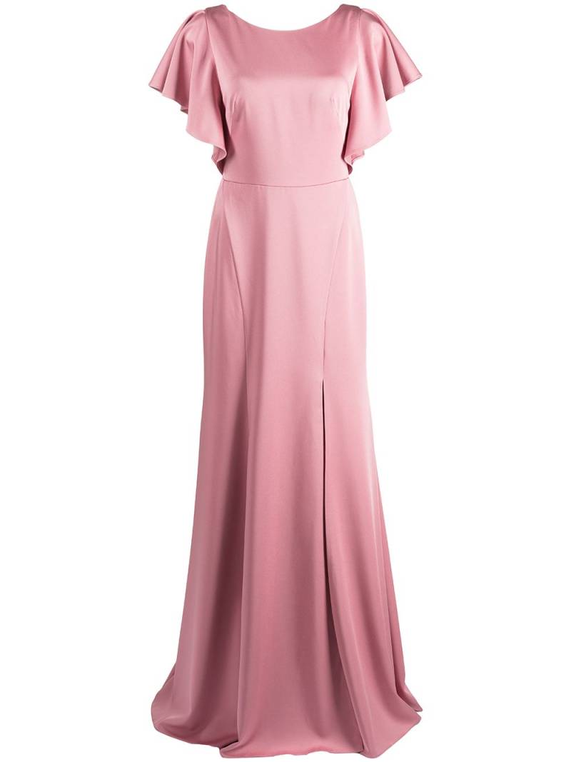 Marchesa Notte Bridesmaids short-sleeve floor-length dress - Pink von Marchesa Notte Bridesmaids