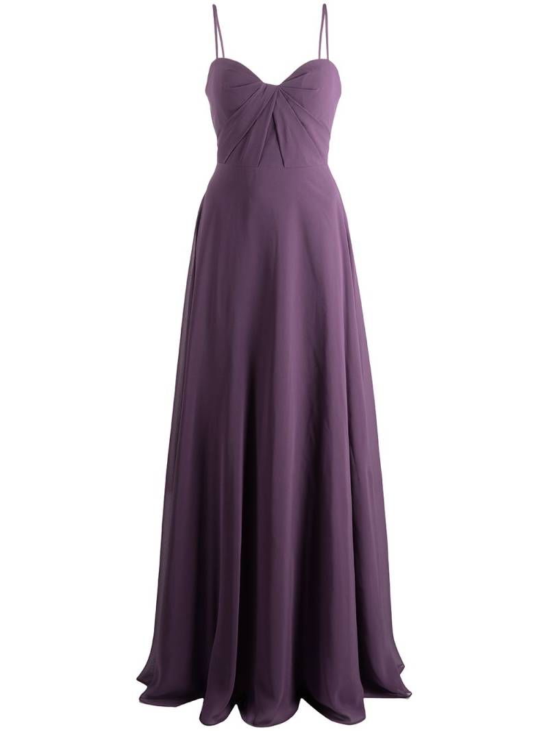 Marchesa Notte Bridesmaids twist-detail floor-length dress - Purple von Marchesa Notte Bridesmaids