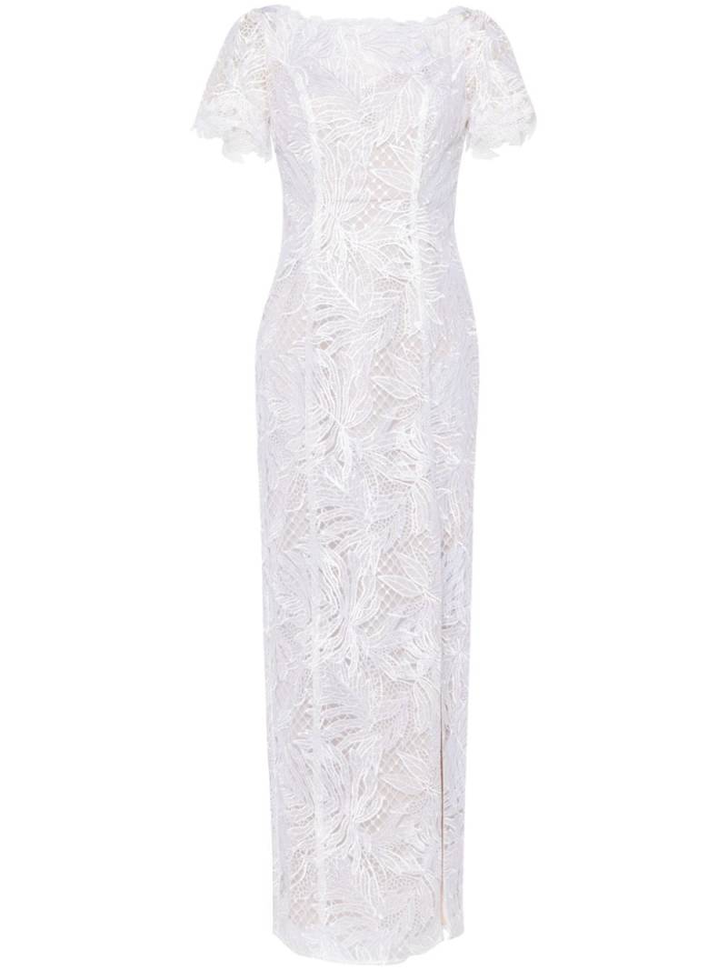 Marchesa Notte corded-lace maxi dress - White von Marchesa Notte