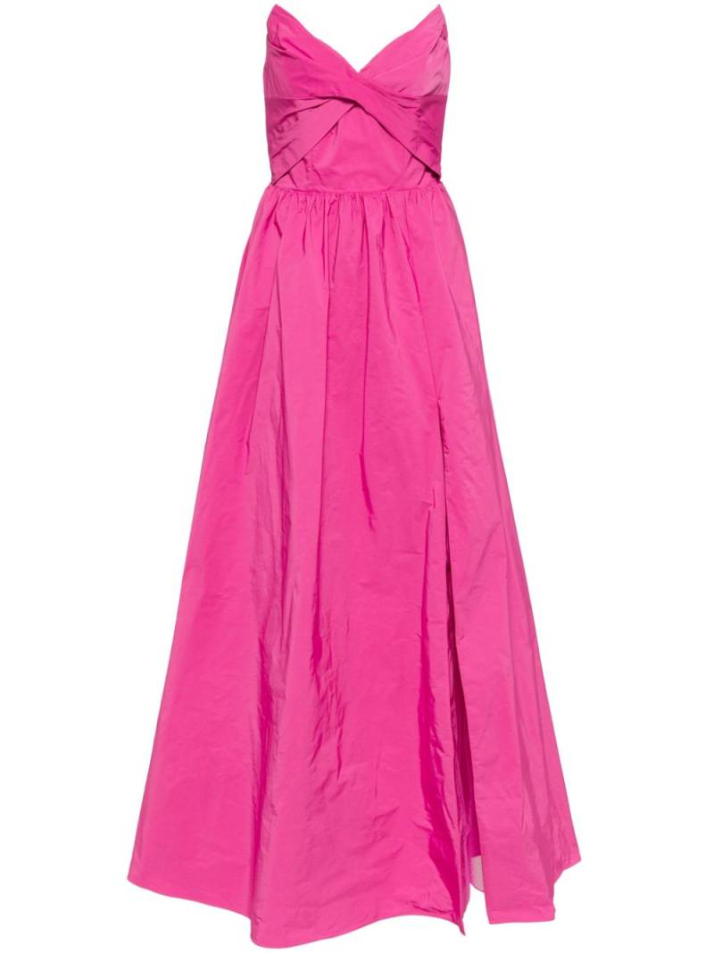 Marchesa Notte pleated-detailing gown - Pink von Marchesa Notte