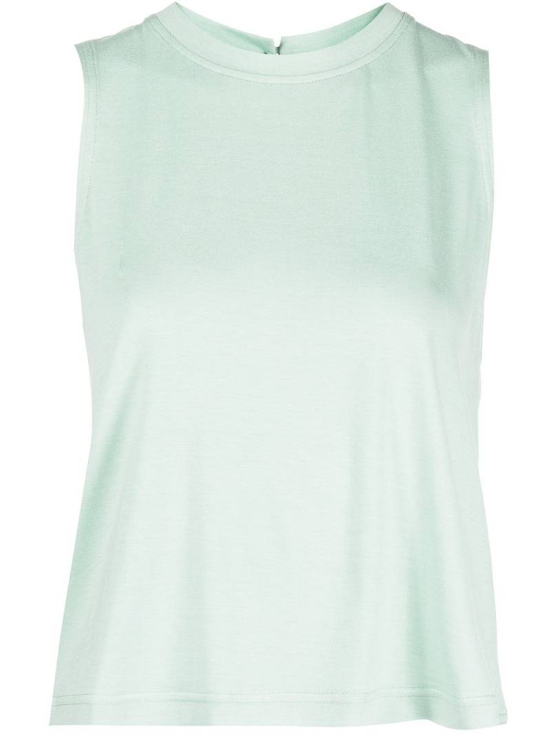 Marchesa Notte round neck cropped tank top - Green von Marchesa Notte