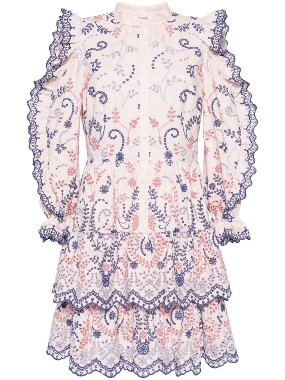 Marchesa Rosa Agava broderie anglaise dress - Pink von Marchesa Rosa