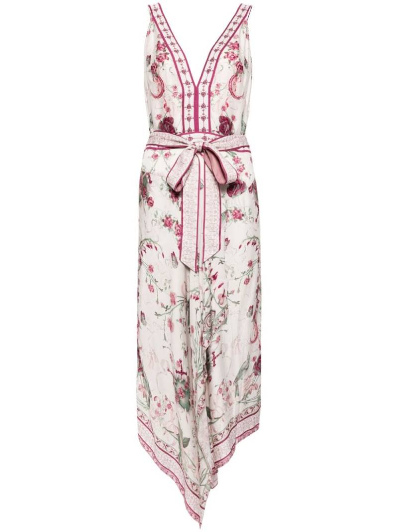 Marchesa Rosa Byrn floral-print midi dress - Pink von Marchesa Rosa