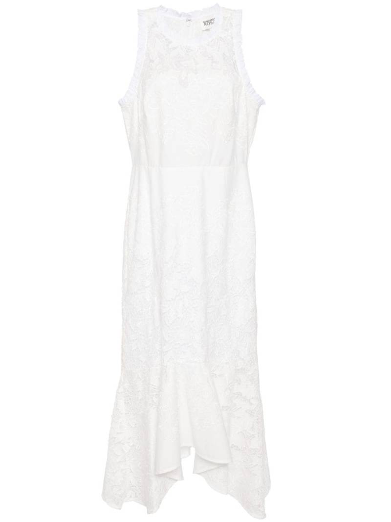 Marchesa Rosa Iris guipure-lace midi dress - White von Marchesa Rosa