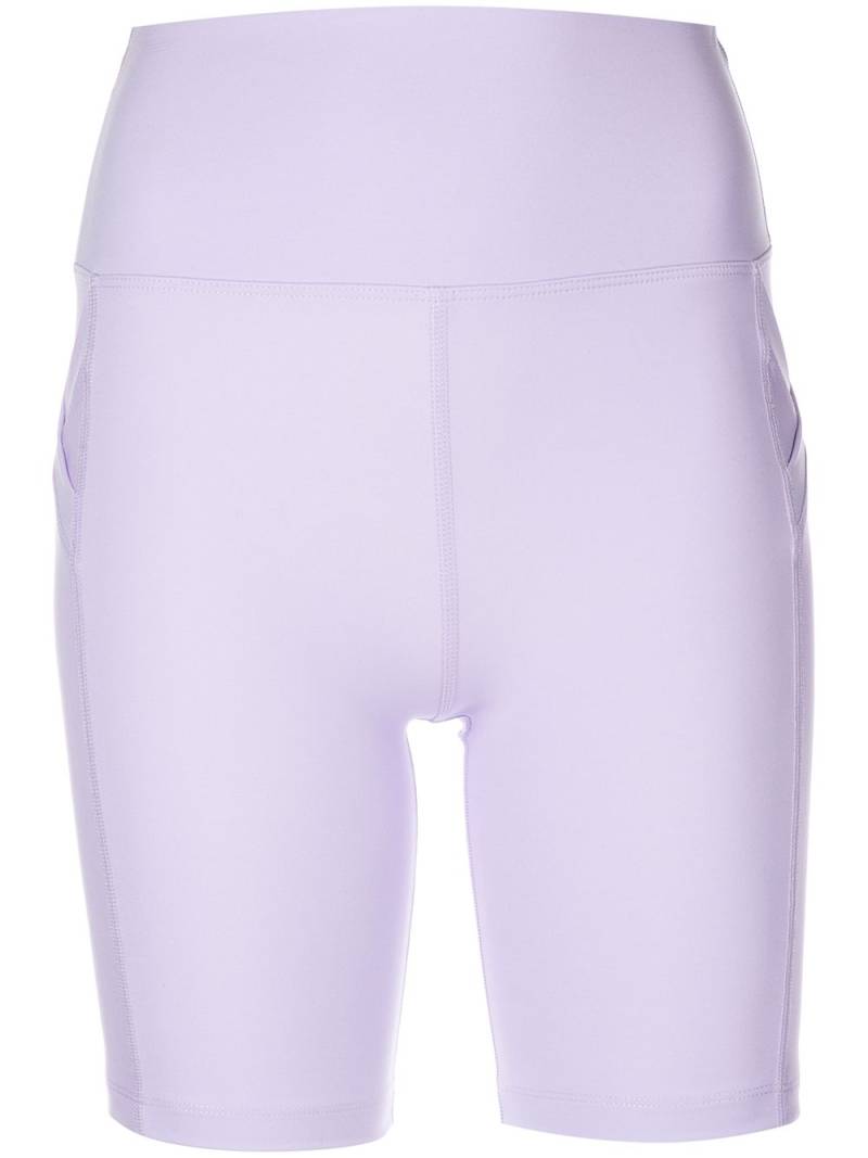 Marchesa high-waisted cycling-shorts - Purple von Marchesa